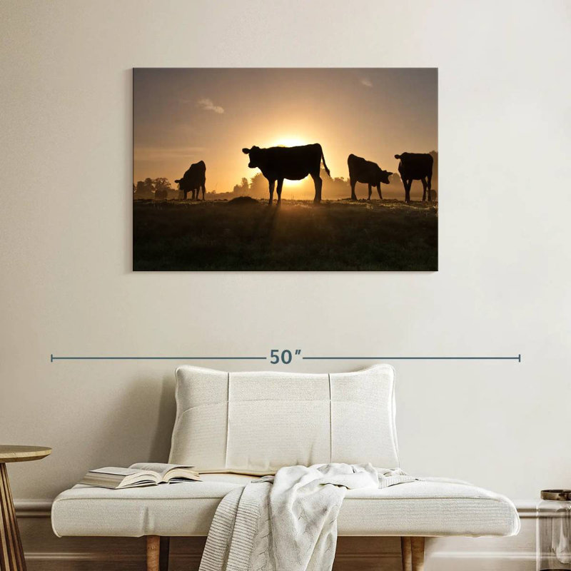 Cow Silhouettes, 26" H x 39" W