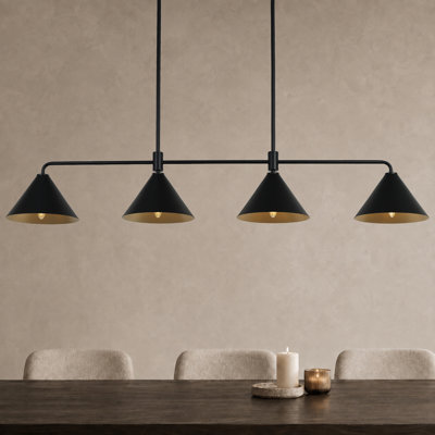 4 - Light Metal Chandelier