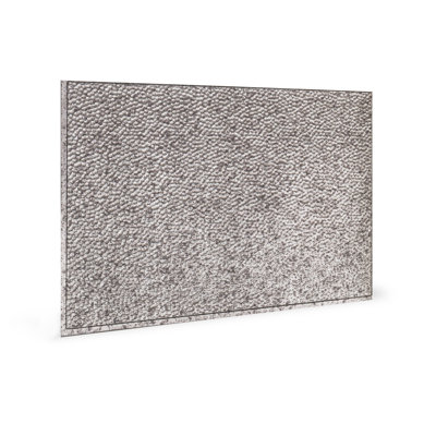 Lamina Design 3D 47cm x 61.7cm PVC Field Tile in Silver