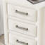 Table de chevet 3 tiroirs en velours-1678336555