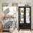  52" Lighted Curio Cabinet with Drawer, Vintage Glass Curio Showcase with 3-Tier Adjustable Shelves & Mirrored Back Panel, Light Blub Included, Wooden China Cabinet with Tempered Glass Doors for Living Room, Bedroom, Dining Room-577153524