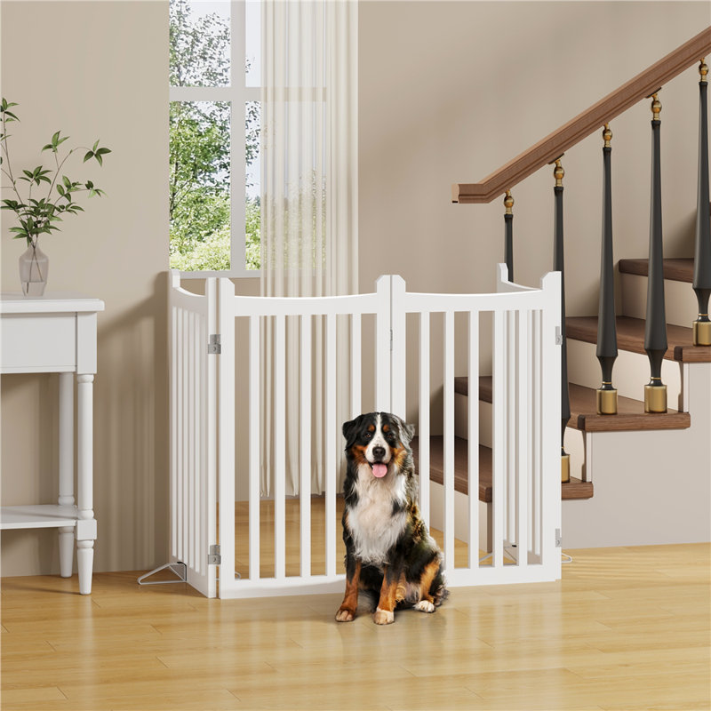 90 × 50 cm Free Standing Gate, White