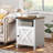3 Piece Upholstered Bedroom Set,Bed Frame With Set Of 2 Nightstands-550034157-550034154