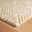 Layers Ochre Hand Hooked Wool Rug-1152066653