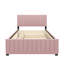 Lit plateforme double avec lit gigogne-1796516211