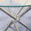 Round Dining Table with Iron Base