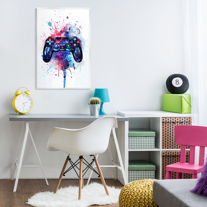 Éclat de contrôleur de couleur sur plaque murale, design by Creative Studio, 19 cm x 13 cm