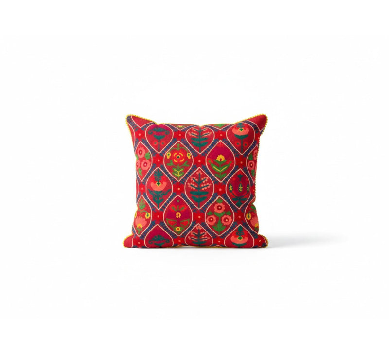Geometric Cushion Cover, Pink