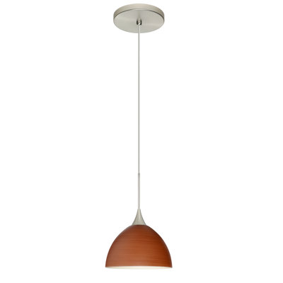 Luminaire suspendu en forme de dôme à 1 lumière Undis