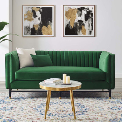 Causeuse en velours Devote