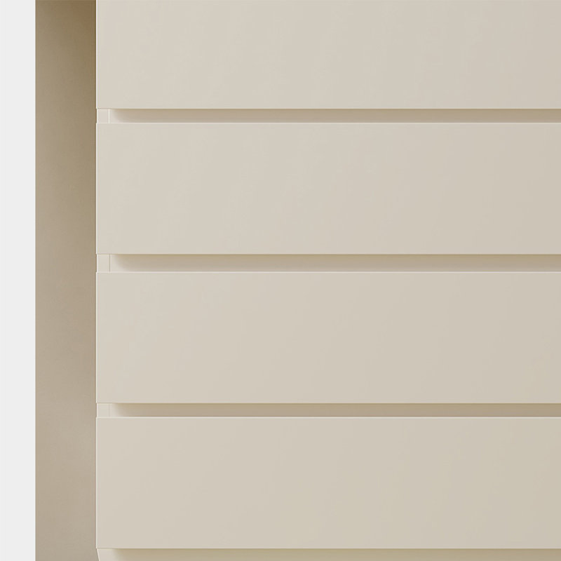 Modern Simple Cream Style Accent Cabinet