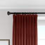 Panneau de rideau simple semi-diaphane plissé Luxe Linen-53134115-53134107