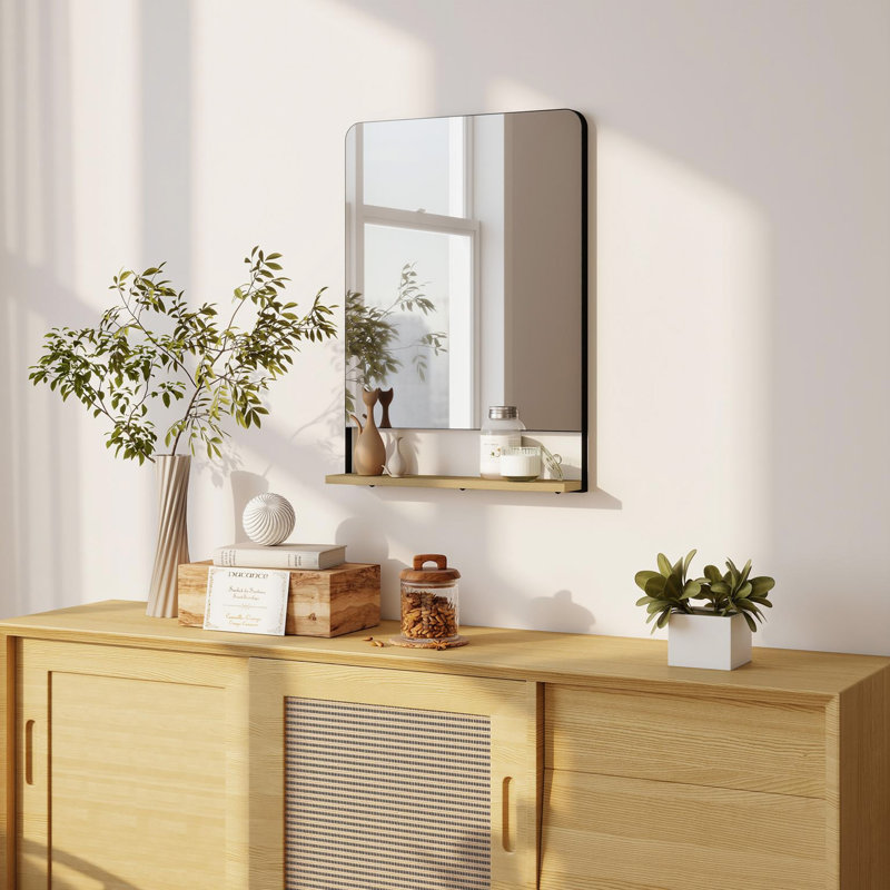 Metal Rectangle Mirror, 70cm x 50cm