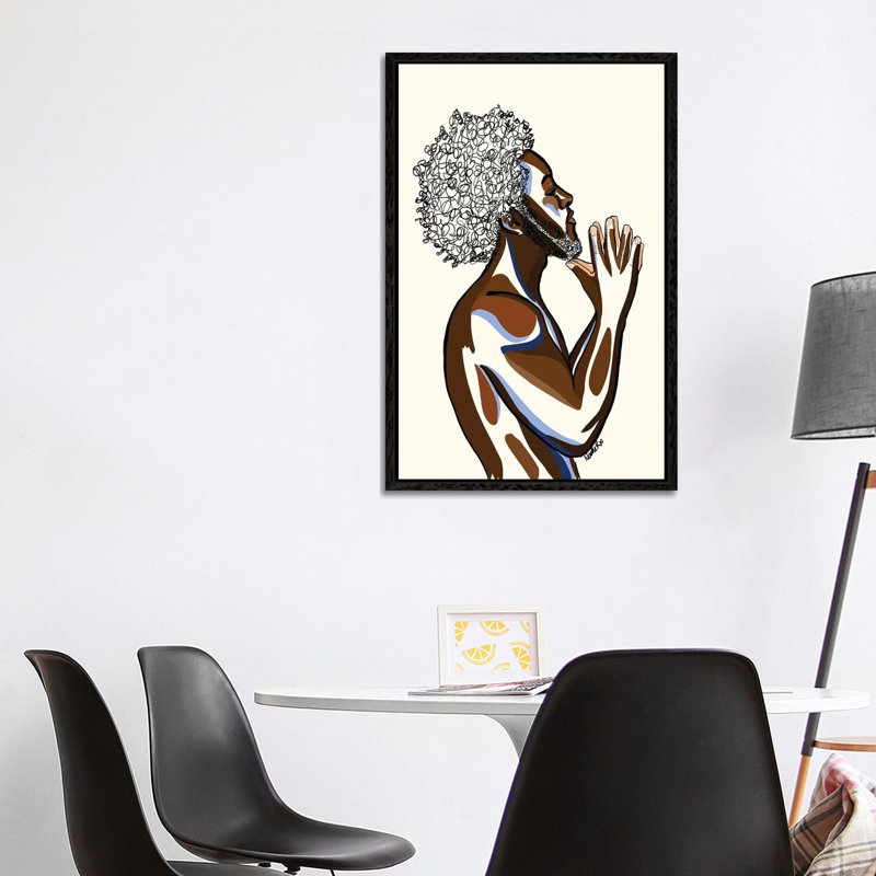 Brother by NoelleRx - Print on Canvas, 101.6 cm H x 66.04 cm W, Black Framed