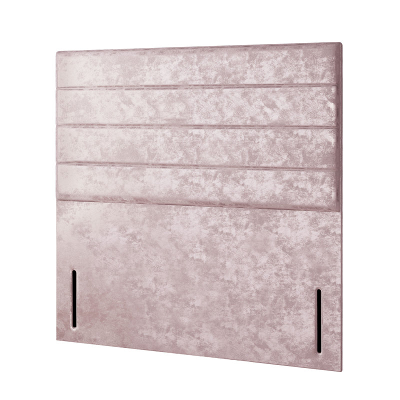 Brand Upholstered Headboard, Pink, Double (4'6)