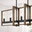 5-Light Open-Frame Linear Island Chandelier