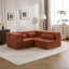 Compression Mahjong Sofa,Convertible Floor Sofa Bed,Diy Boneless Modular Sectional Sofa,No Assembly Required,Circle Fleece Fabric,Oversized 3 Seater With 3 Pillows-555466612