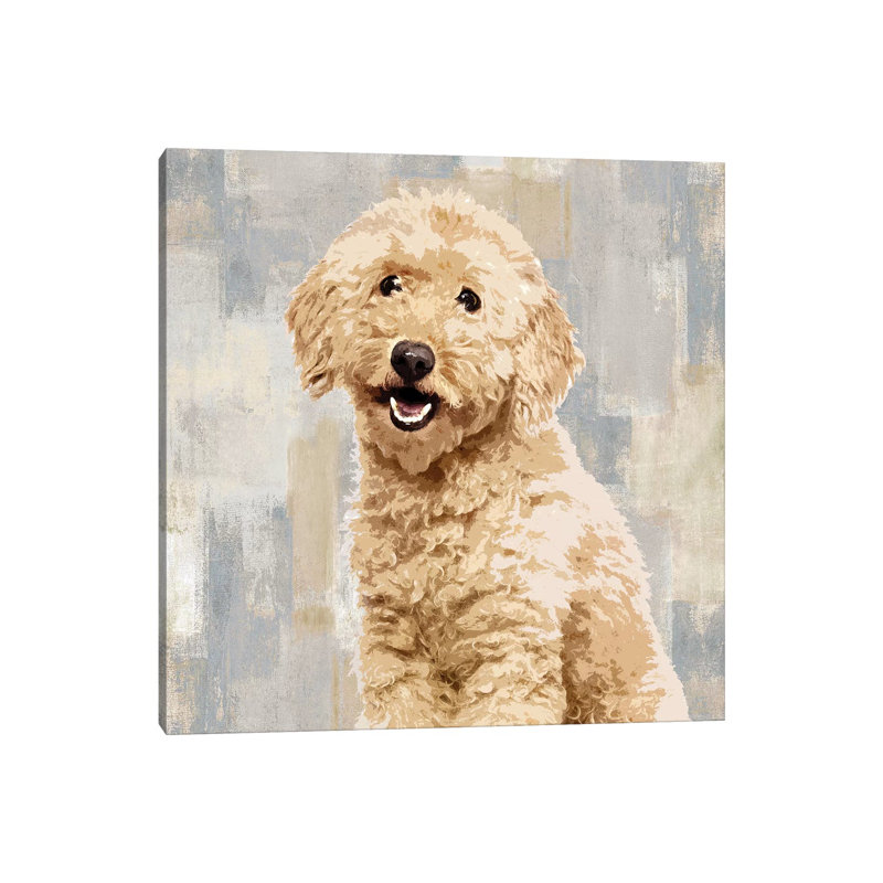 Poodle by Keri Rodgers - Wrapped Canvas Painting, 45.72 cm H x 45.72 cm W x 3.175 cm D