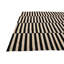 Tapis noir et blanc 8 x 10 8 po Pinkerton