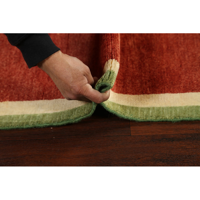 Tapis oriental à bordure Gabbeh 3 x 5