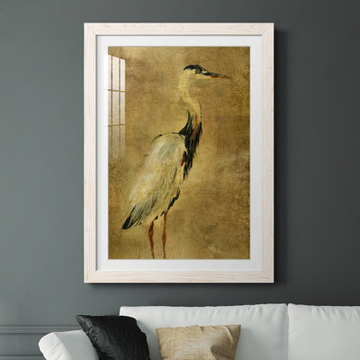 Gold Crane at Dusk I - impression