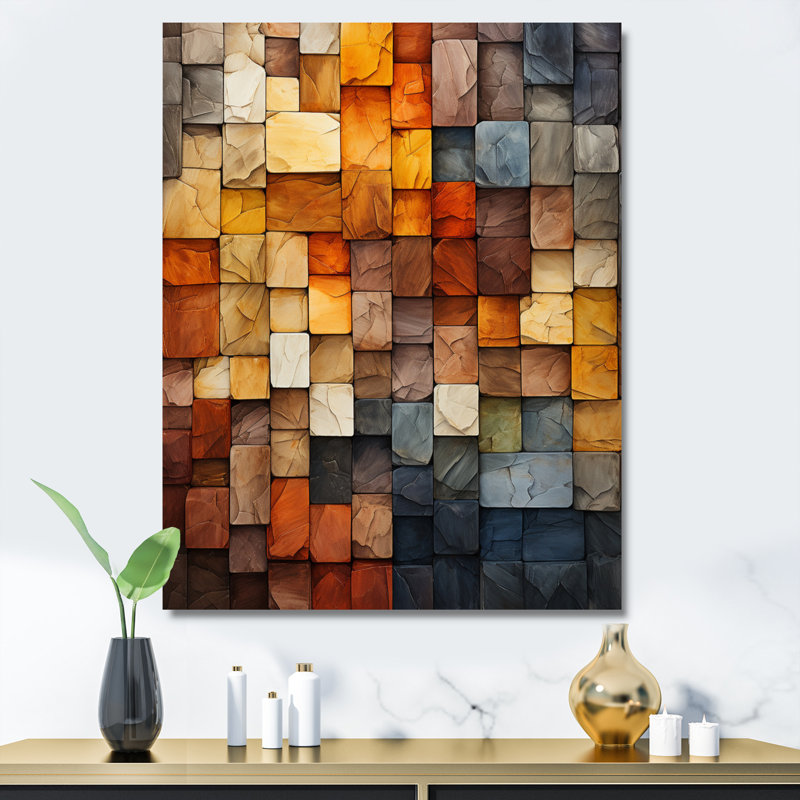 Impression rigide sur toile Hardy Art Earthy Euphony II - PT72652, H 20 po x l 12 po x P 1 po