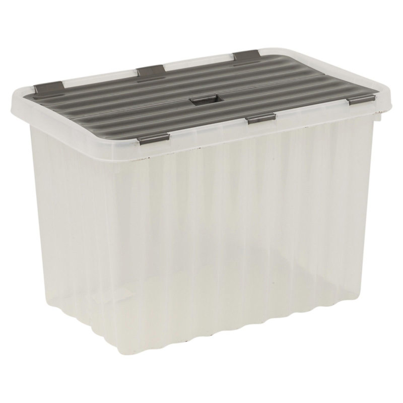 Symple Stuff Plastic Decorative Bin, 25L