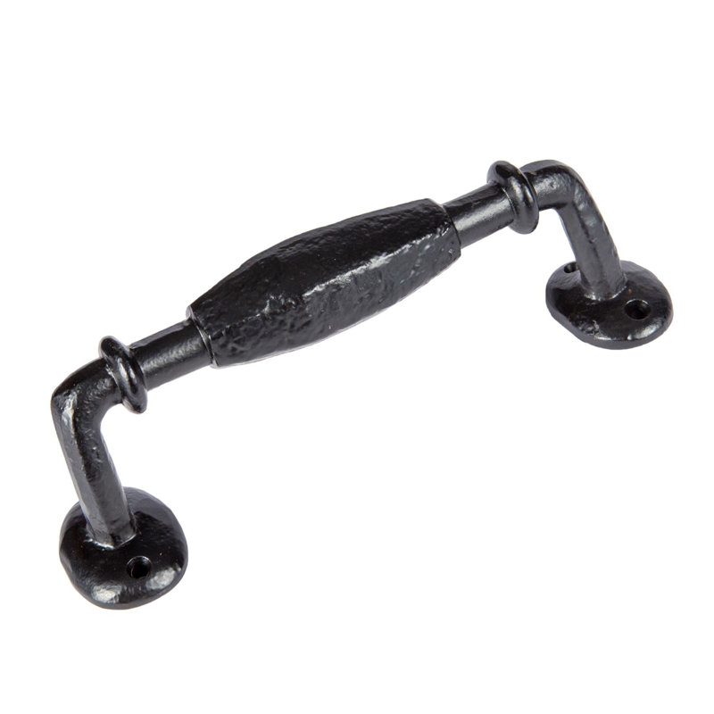 Hammer & Tongs Offset Wrought Iron Door Handle