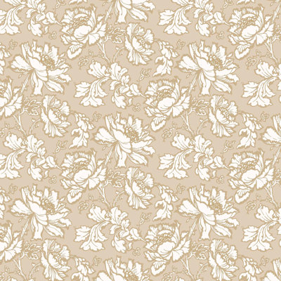 Laura Ashley Tamara, papier peint doré