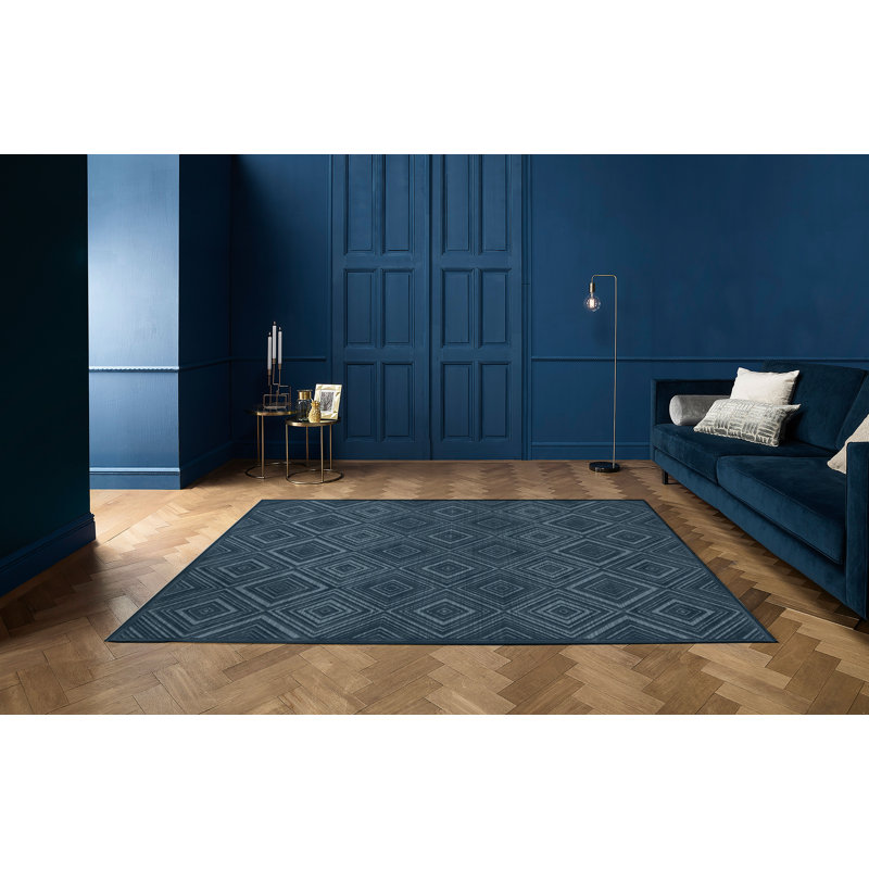 Garey Geometric Viscose Area Rug, Rectangle 120 x 170cm