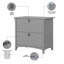Ensemble de bureau d'ordinateur 3 pièces Kaionna-2092793300
