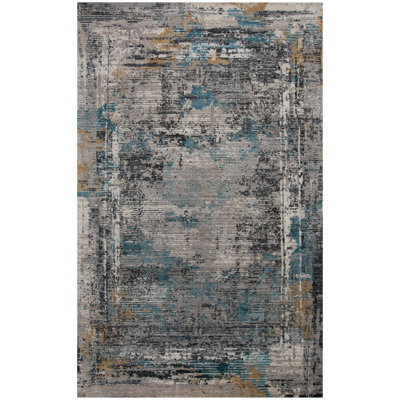 Tapis en laine tissé à la main / hybride