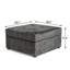 Repose-pieds capitonné avec rangement Mylo-813905685