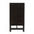 Lucely 149'' W Brown/Antique Silver Electric Fireplace