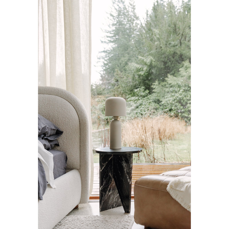 GRACE ACCENT TABLE GREEN, Black