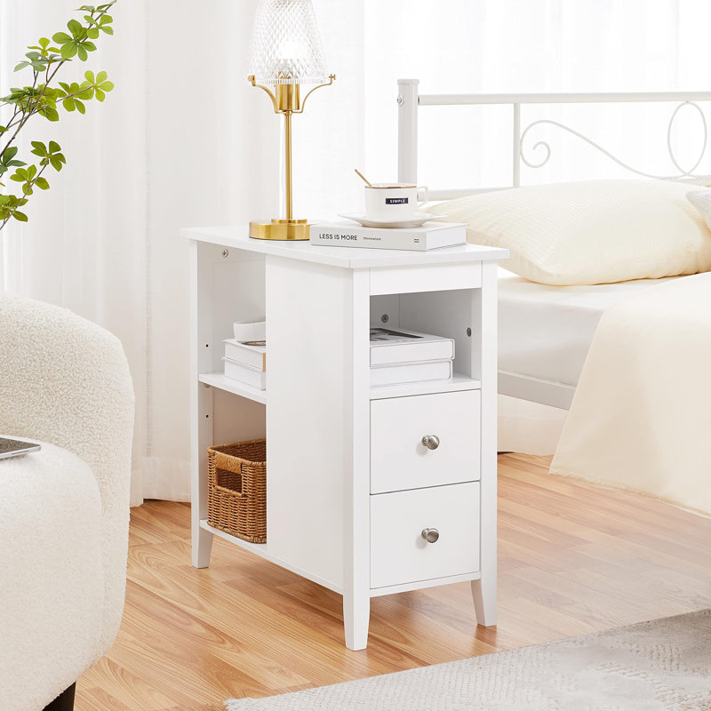 Toth 60cm W Manufactured Wood Bedside Table