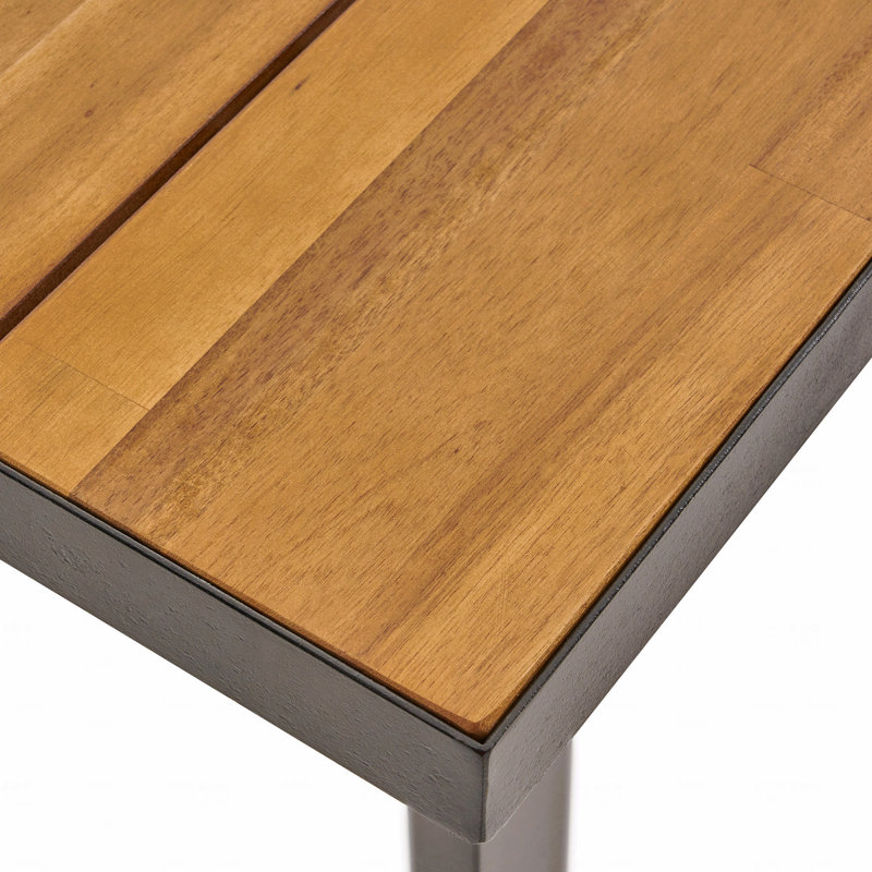 Rectangular Metal Outdoor Dining Table , 70.25'' in. W 34'' in. D