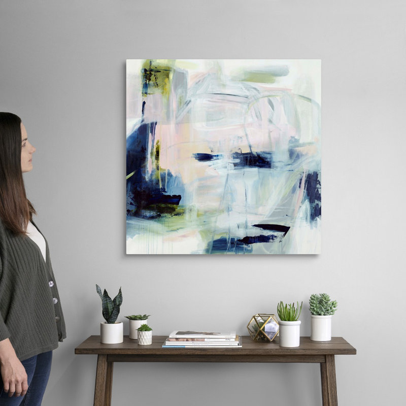 «Over Over by the Moon» par Jodi Maas - reproduction d'art sur toile, Toile tendue, H 30 po x l 30 po x P 1,25 po