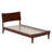 Phoenix Wood Platform Bed with Matching Footboard-324910956-324910948