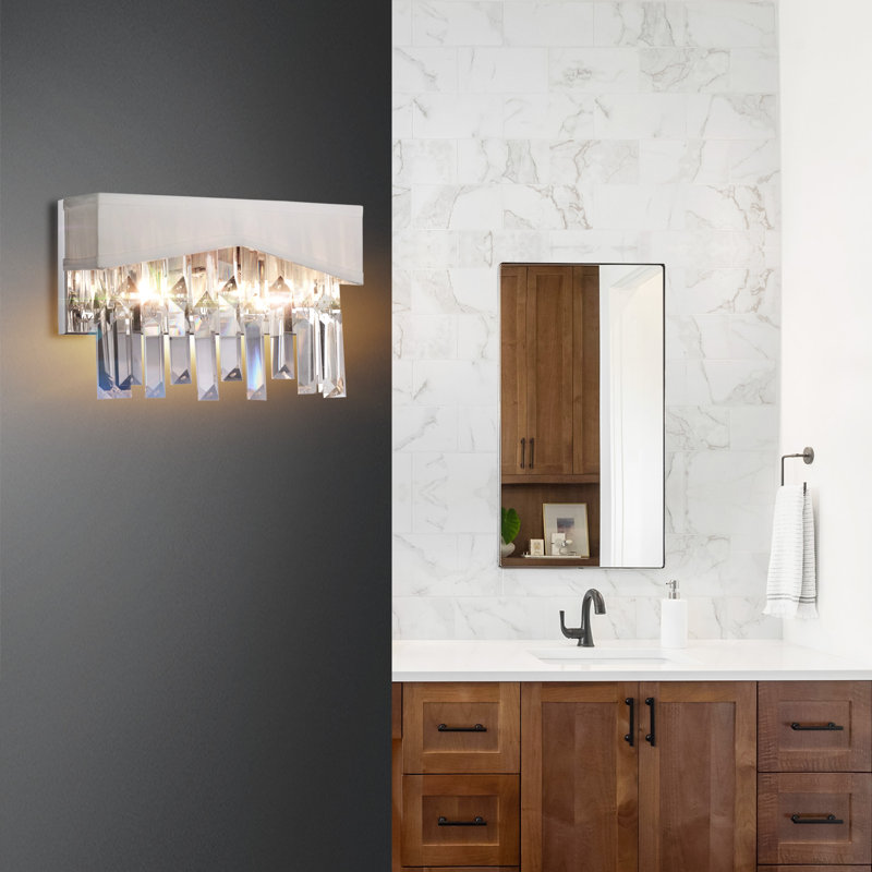 Schutz Flush Mounted Sconce, White