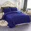 Ensemble d'édredon réversible en microfibre 3 pièces JML BorregoSolid 1024, couverture en flanelle Sherpa, très grand / grand 