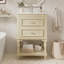 Meuble-lavabo de salle de bain avec lavabo, tablette ouverte et 2 tiroirs-130000216