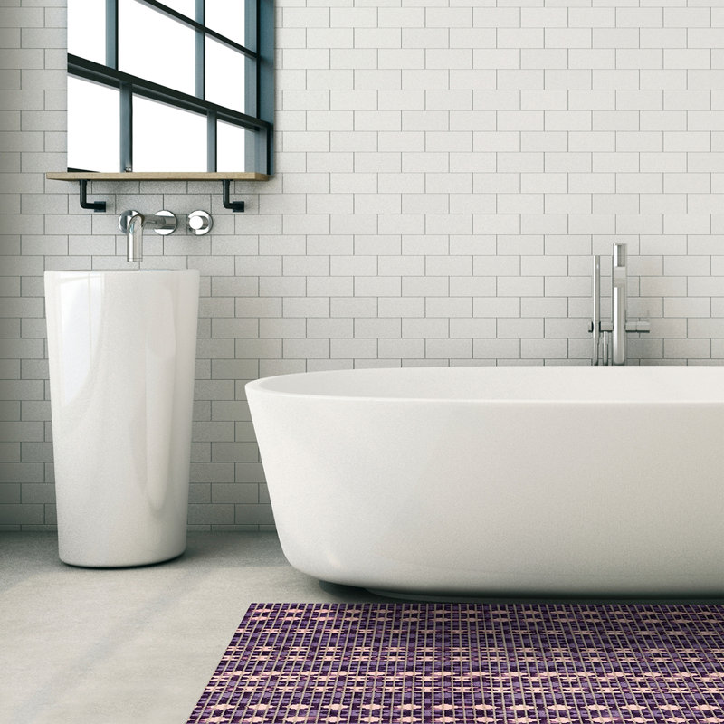 Tapis de bain Falkirk, Mauve