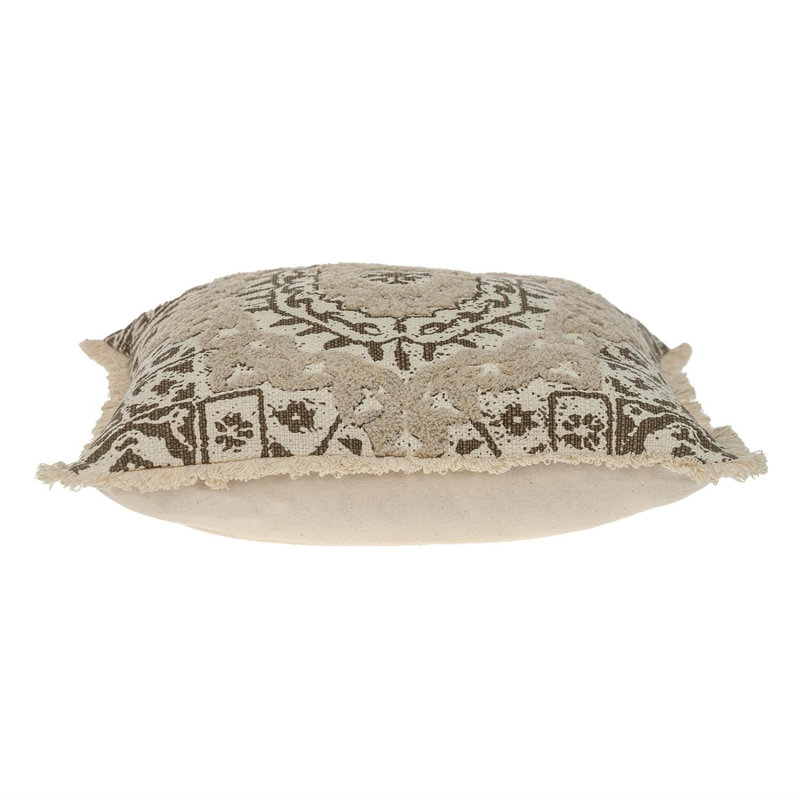 Coussin décoratif Abou beige, Beige / Brun