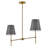 Blake 2 - Light Steel Dimmable Drum Chandelier-2120463696