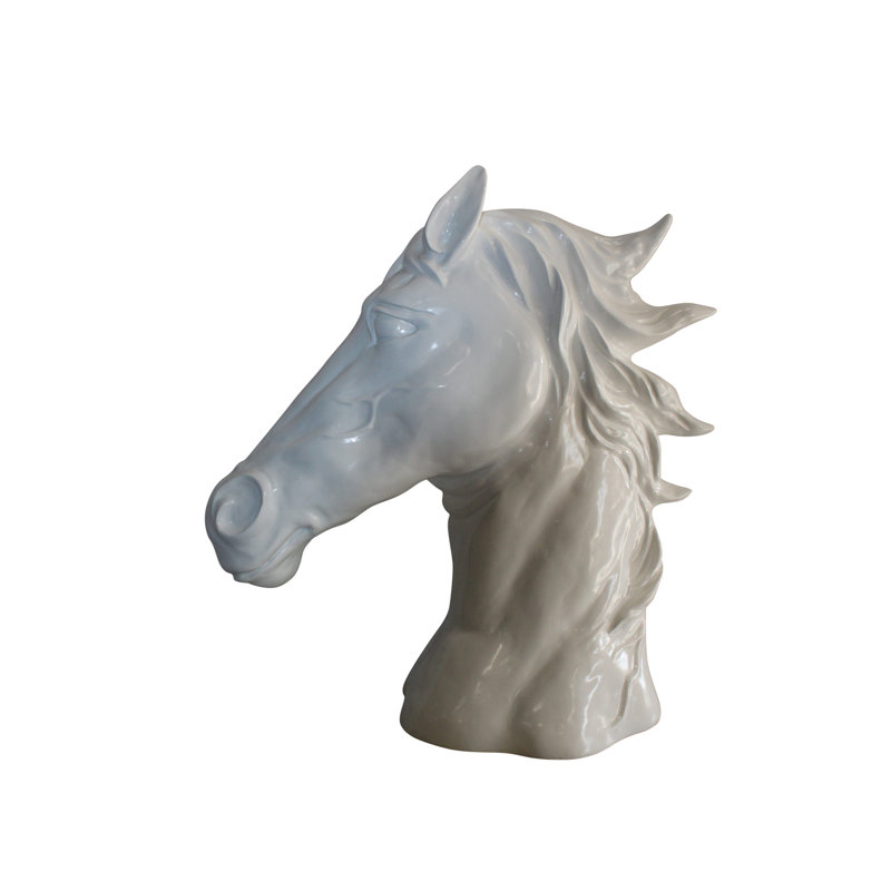 Buste étalon blanc en fibre de verre de la collection Nifao Pure Elegance 36 po x 14 po x H 36 po