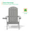 Chaise Adirondack en plastique-70543953