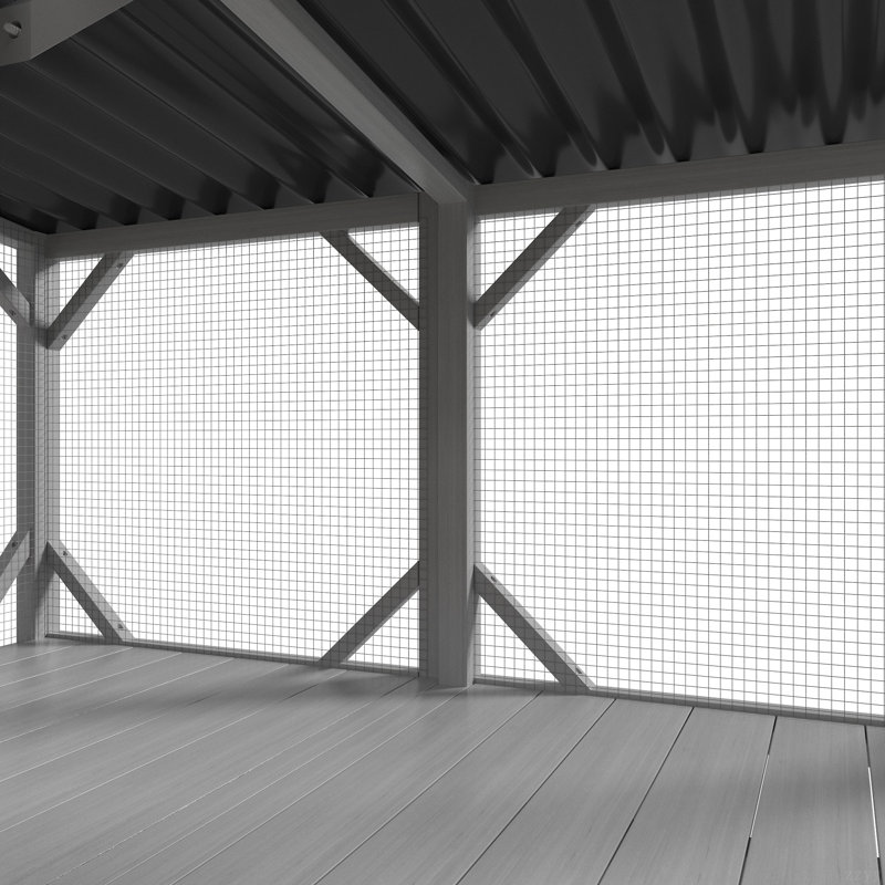 Catio, boîte de fenêtre pour animaux domestiques, Gris