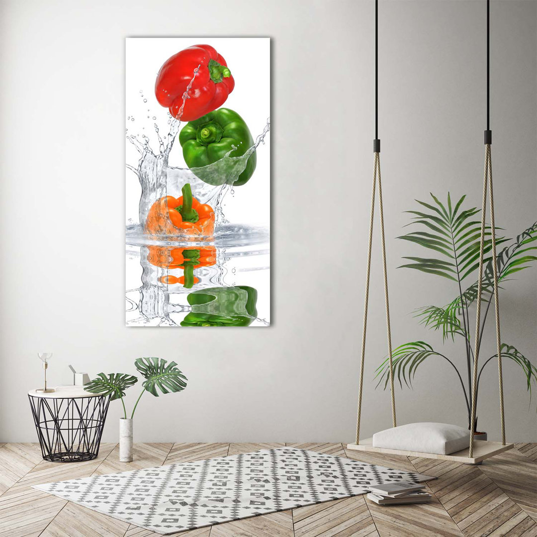 Peppers - Kunstdrucke auf Leinwand - Wrapped Canvas