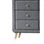 Valda Light Grey Fabric Dresser